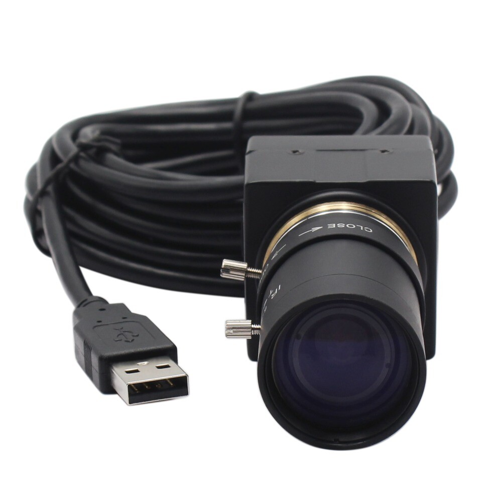 ELP CCTV Security Webcam VGA OV7725 UVC Industrial USB Camera With 2.8-12mm lens