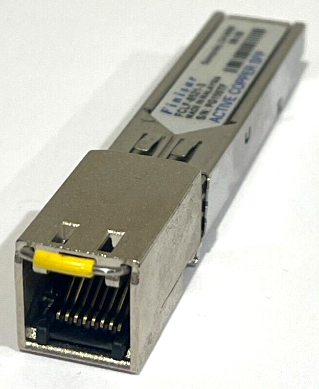 Finisar SFP-1G-T RJ-45 1000BASE-T FCLF-8521-3 1GbE Copper RJ45 SFP Transceiver