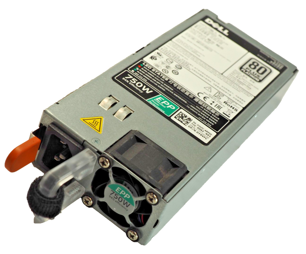 DELL Y9VFC 750W Power Supply for PowerEdge R730XD R730 R630 T630 T430 R640