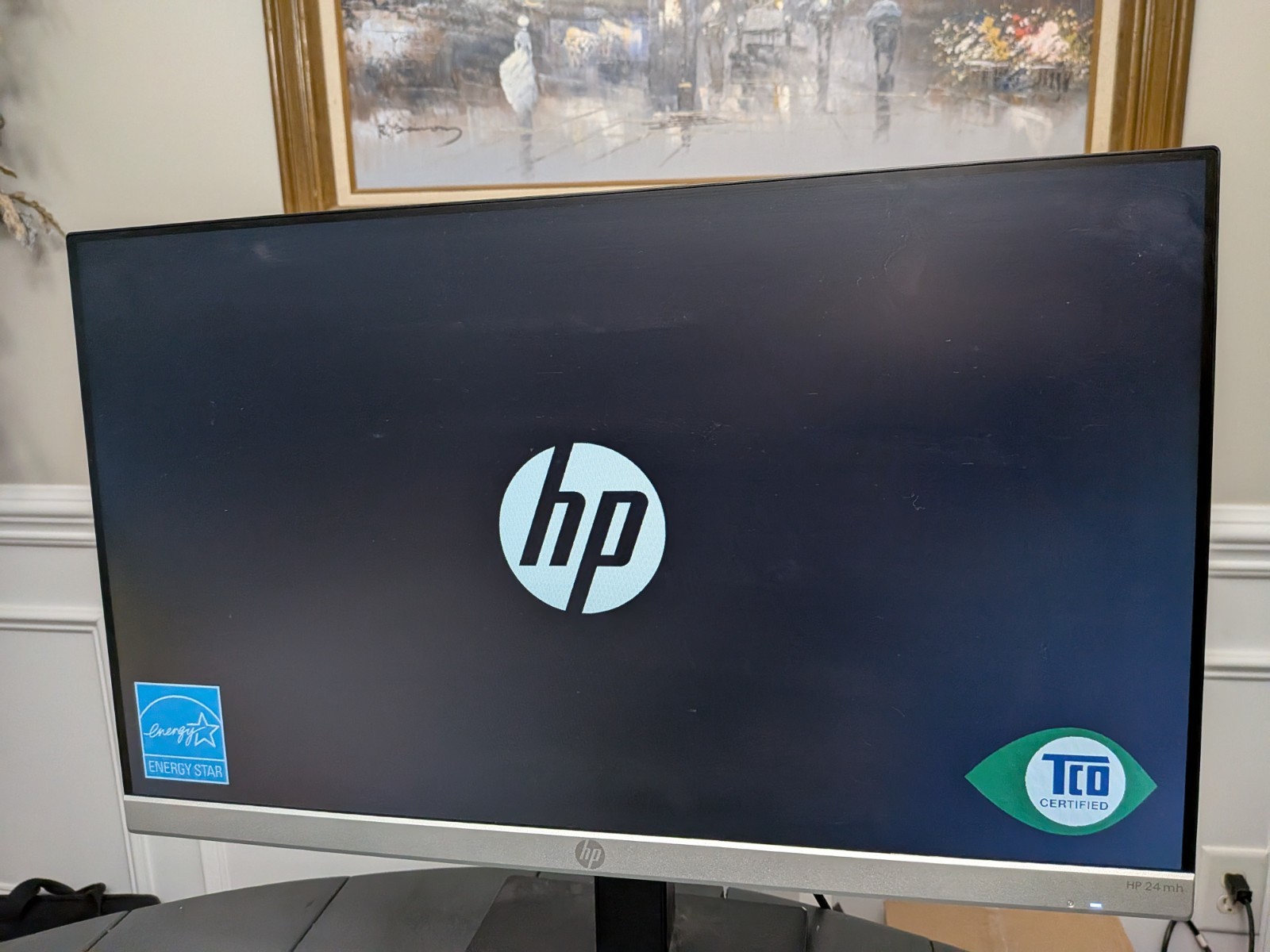 HP 24mh 23.8" Monitor | Includes Adjustable Stand and Power cable