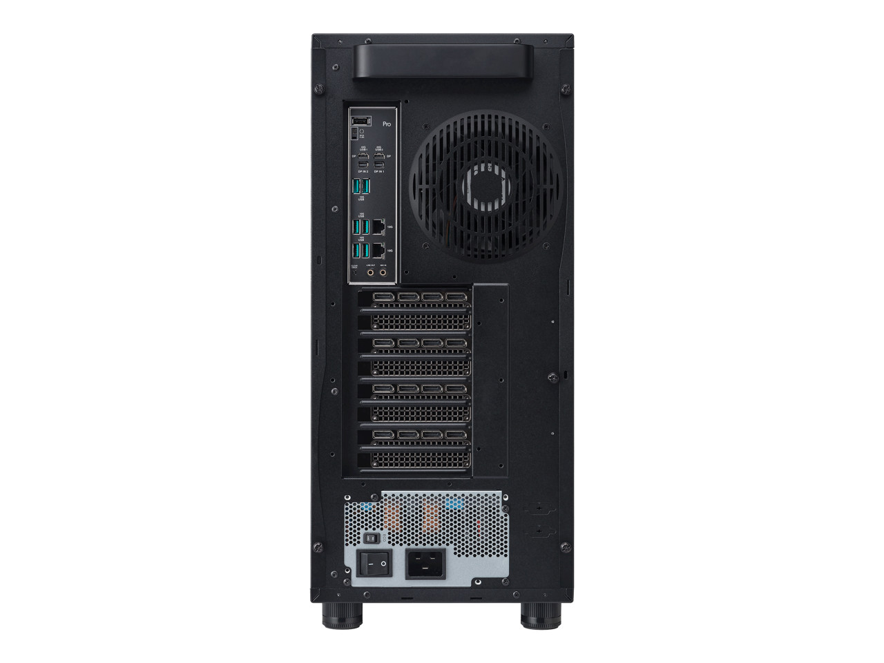 ASUS ExpertCenter Pro ET900A X9-B-2000 Performance AI workstation supports AMD