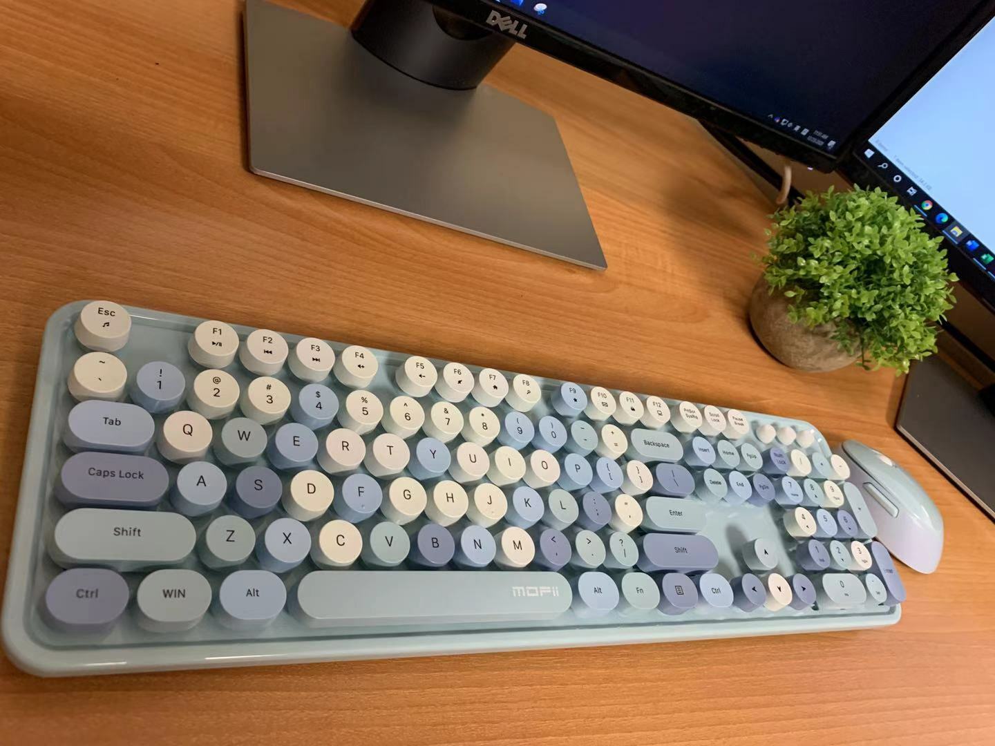 Mofii Charming Colorful Wireless Keyboard and Mouse set for PC/Laptop/Mac