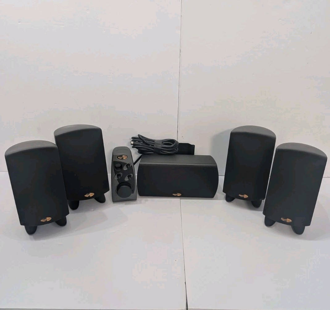Klipsch THX Promedia 5.1 Computer Surround System w/ Controller Fully Tested 