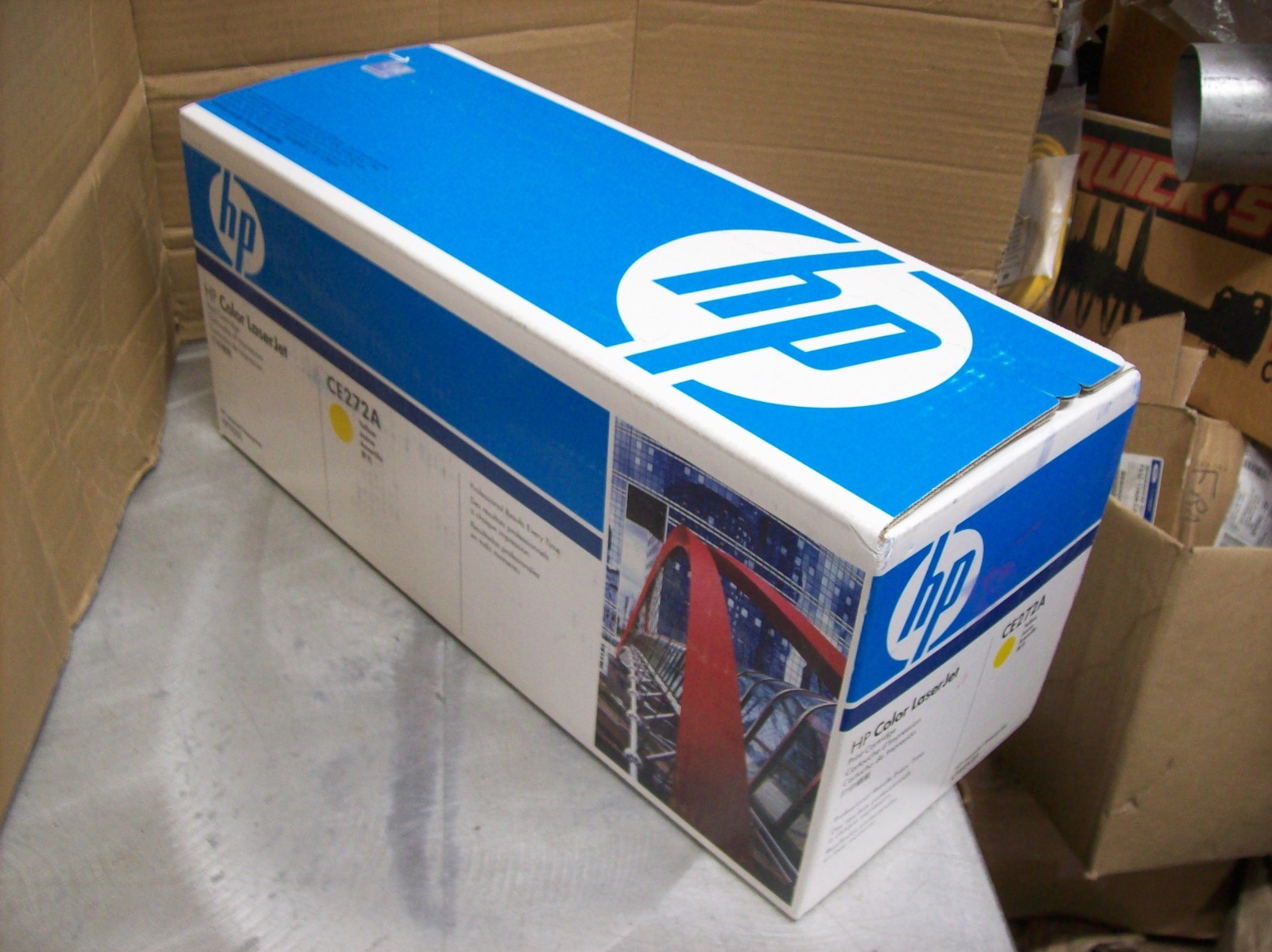 HP Copy Yellow Toner  / CE272A - SEALED BOX