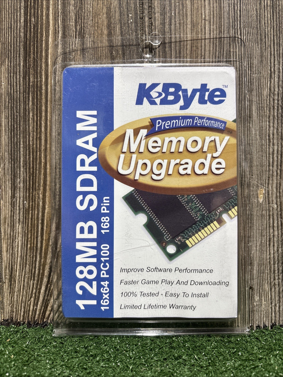 NEW K-Byte 128MB,SDRAM 16x64 PC 100 168 pin Memory Upgrade New In Box - DW