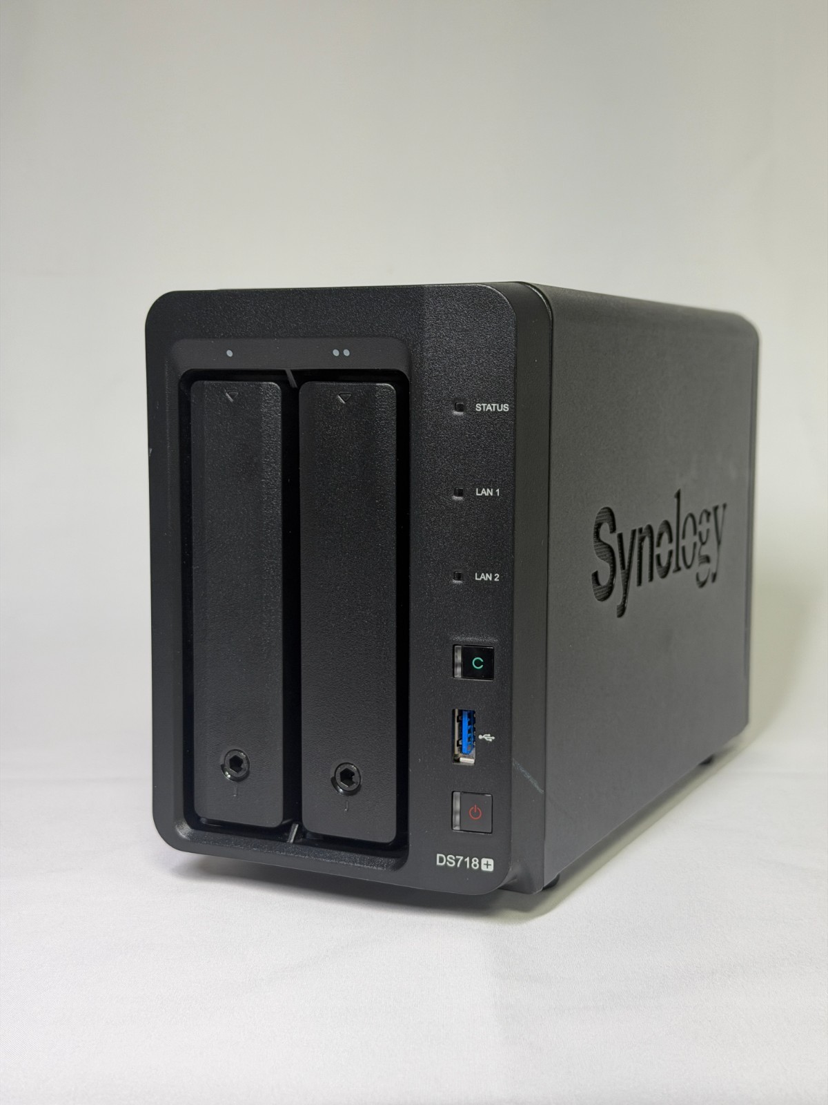 Synology 2-Bay Diskstation DS718+ diskless NAS - Used, Tested, Includes PSU