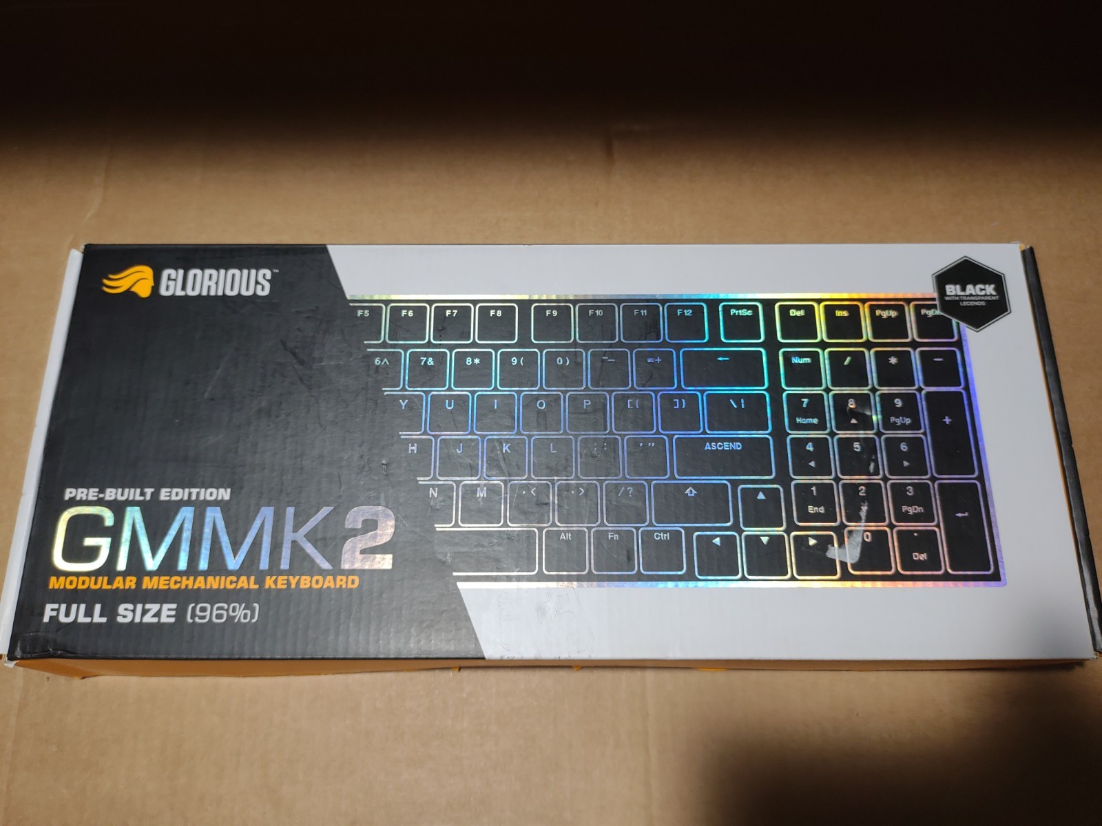 Glorious GMMK 2 Mechanical Keyboard 96% Full Size Pre-Build Edition
