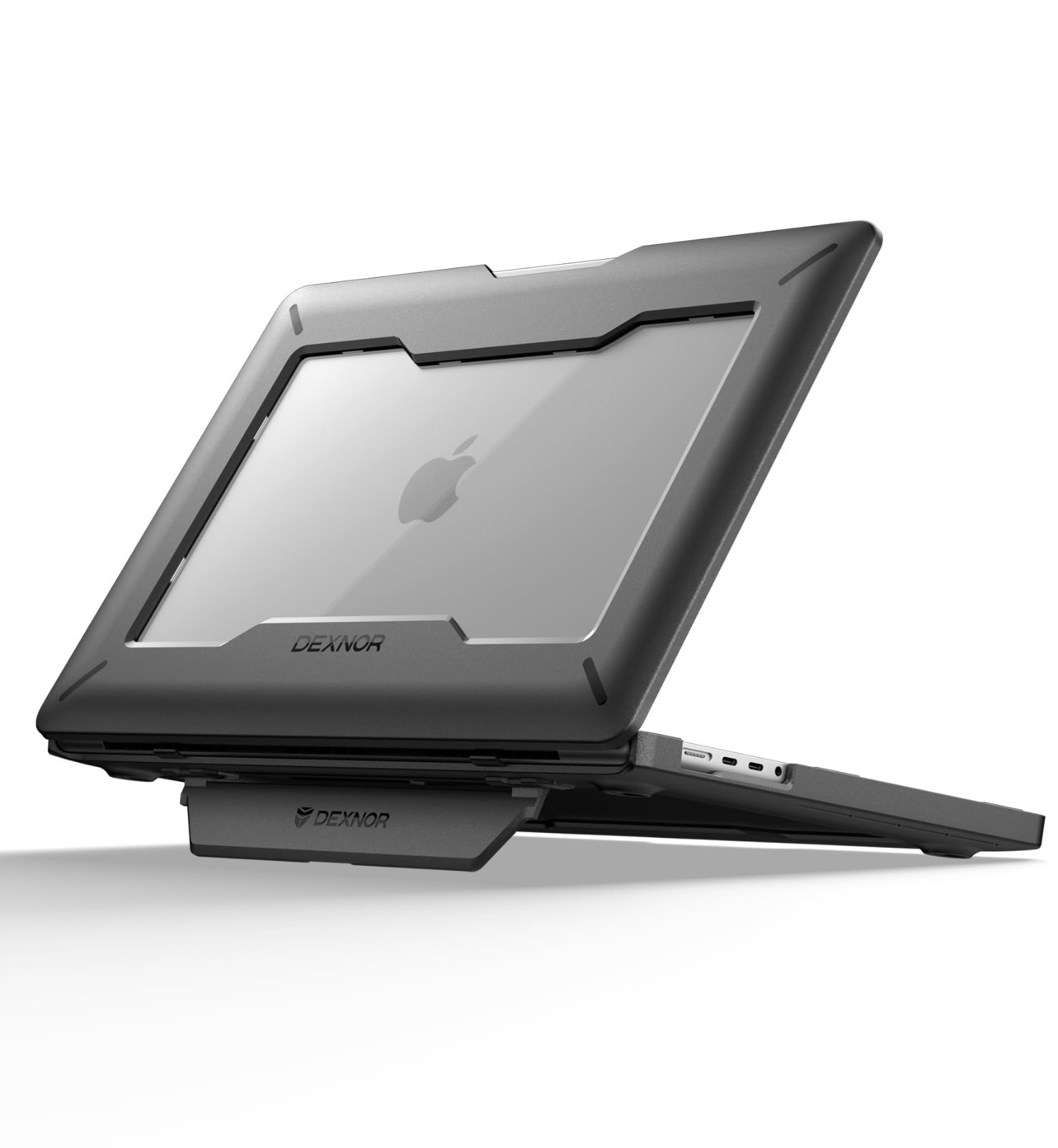 Heavy Duty MacBook Pro 16 Inch Case with Kickstand, Full Body Protection, TPU Bu