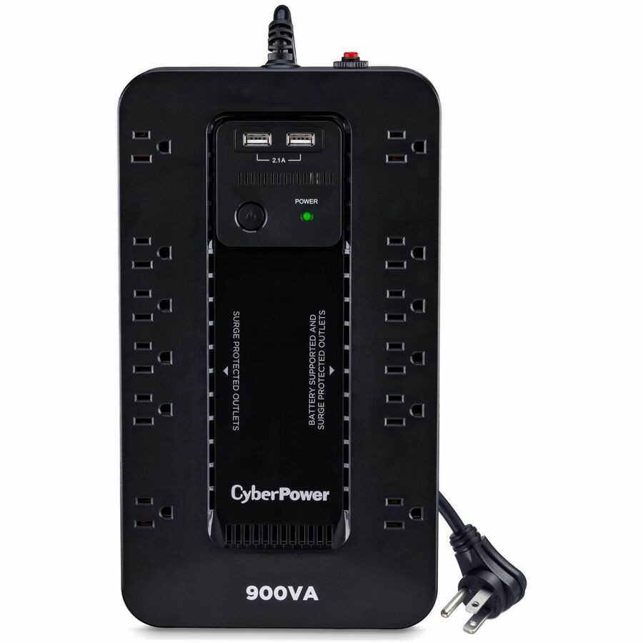 CyberPower Standby ST900U 900VA 12-Port Compact UPS - 120V AC