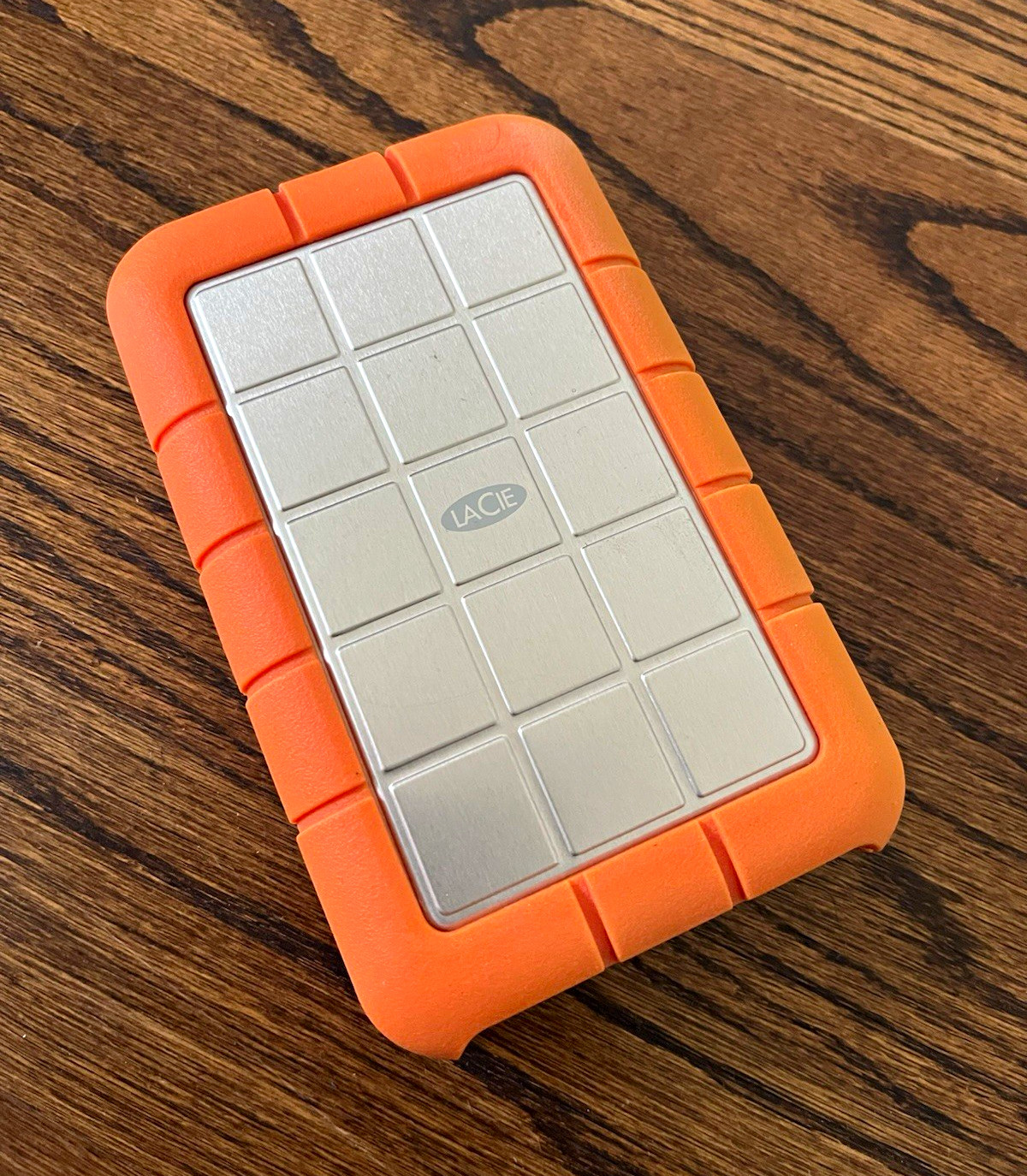 LaCie Rugged Portable External Hard Drive USB FireWire 800 Orange