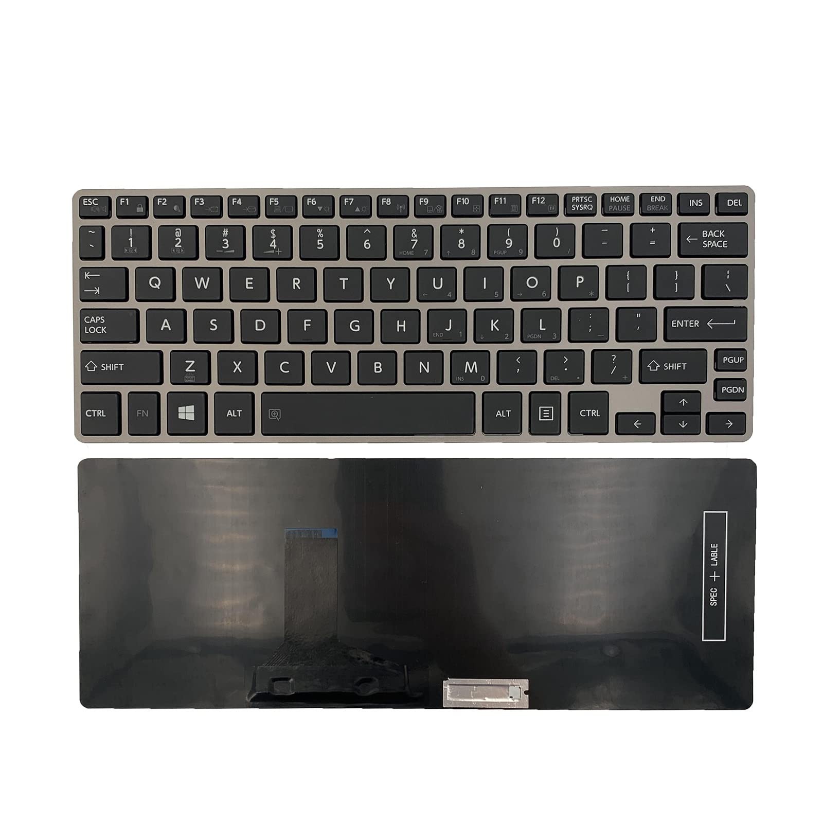 Laptop Replacement US Layout Keyboard for Toshiba Portege Z30 Z30T A B C Z30-...