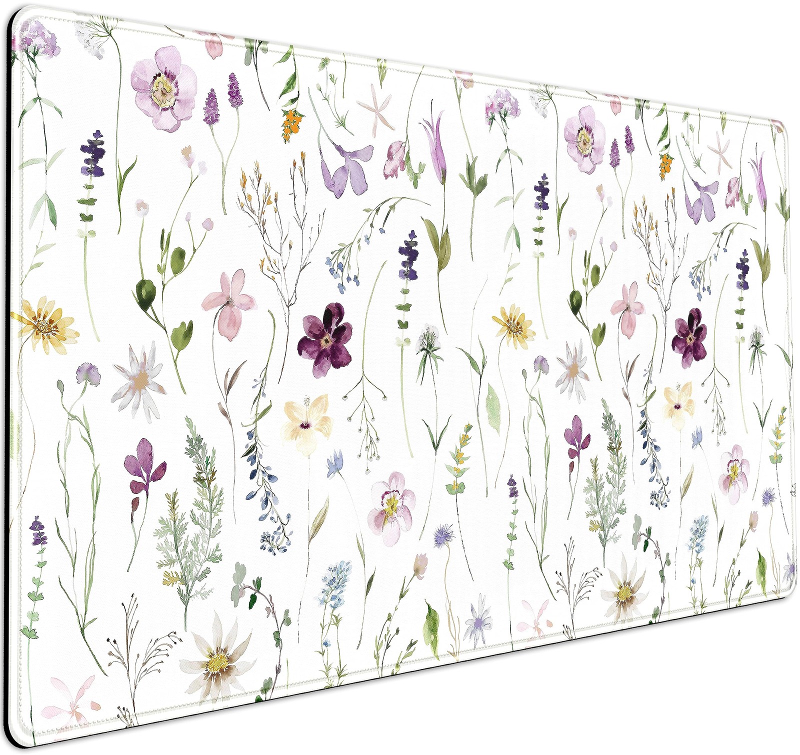 Cute Flower Mouse Pad Aesthetic Extended Large XXL Desk Mat 31.5x15.75 In