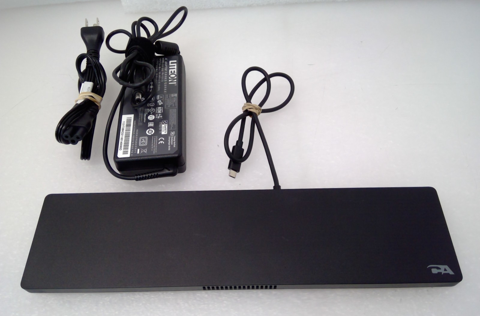 Cyber Acoustics DS-2000 USB-C Docking Station Dual Monitor 4K DP HDMI Ethernet