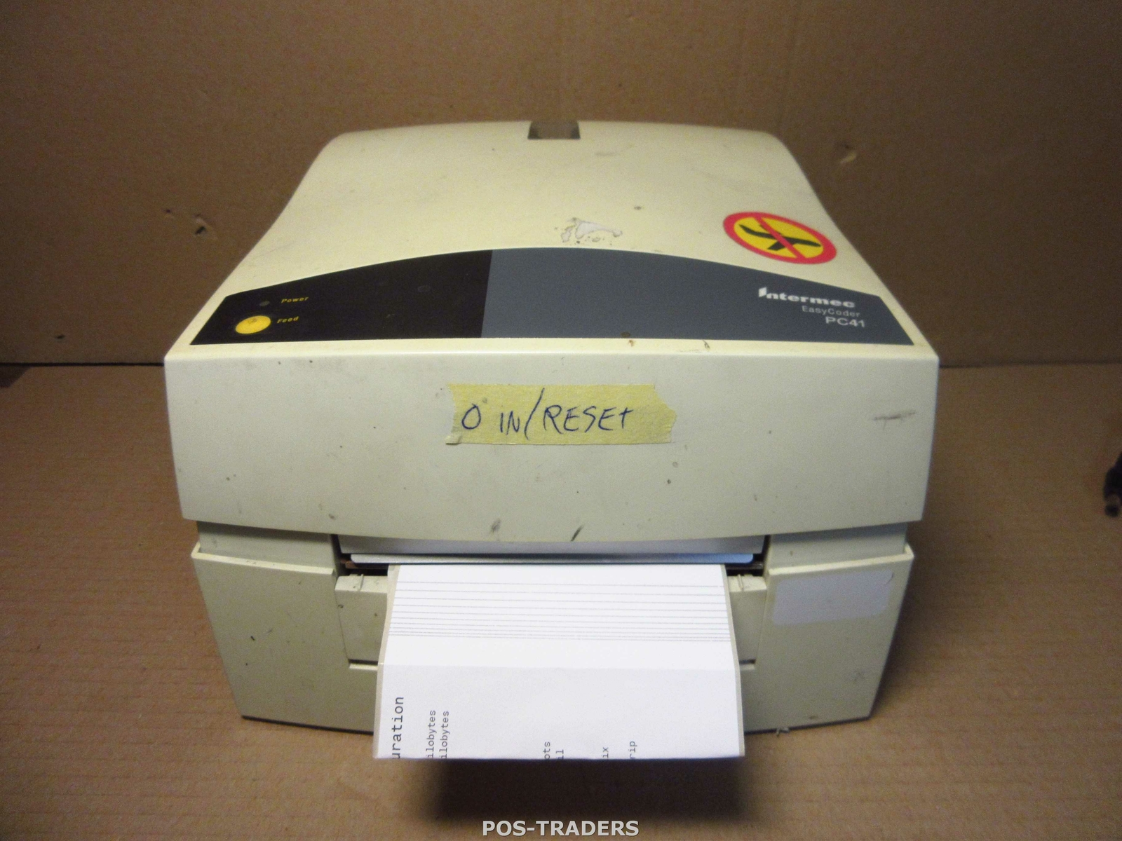 Intermec EasyCoder PC41 PARALLEL SERIAL Thermal Label Printer 0 INCH - INCL PSU