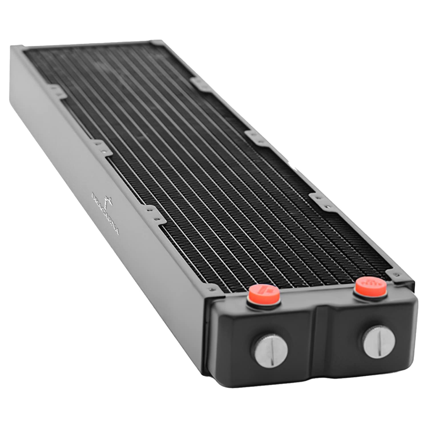 Dracaena.io 480mm Copper PC Radiator for Custom Water 480mm, Black (45mm)