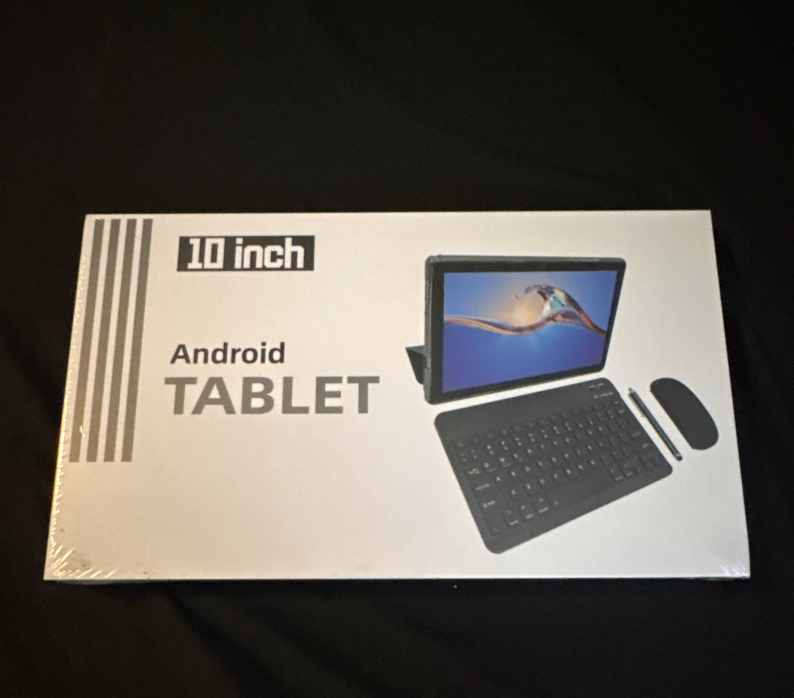10in Android Tablet 64GB Black Wi-Fi Internet Keyboard Included Touchscreen