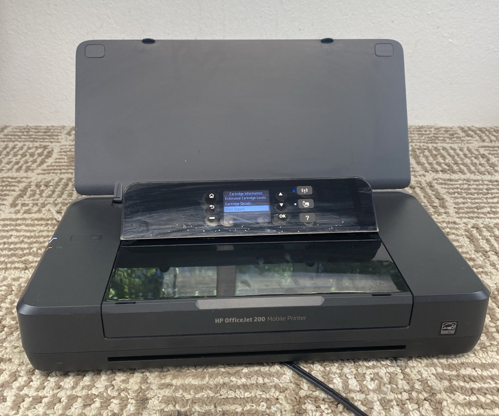 HP OfficeJet 200 Mobile Printer Wireless USB Tested Battery Faulty