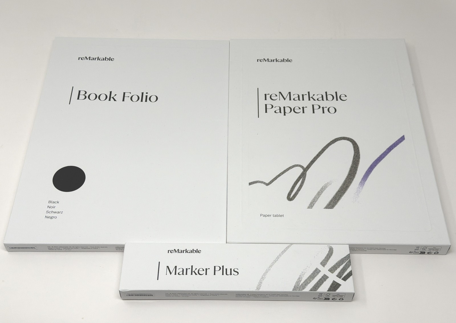 reMarkable Paper Pro Tablet - 64GB - Gray (Bundle) RM02A Brand New Sealed