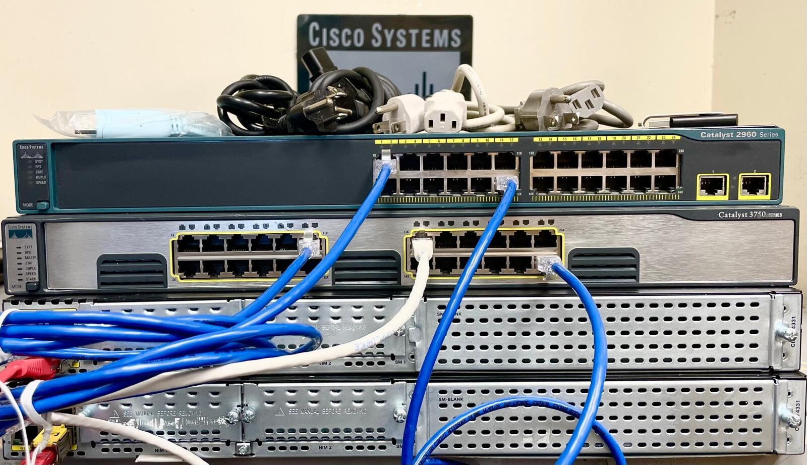 Ultimate Cisco CCENT CCNA & CCNP LAB KIT ISR4331 Cisco IOS-XE,3560,2960 Switch