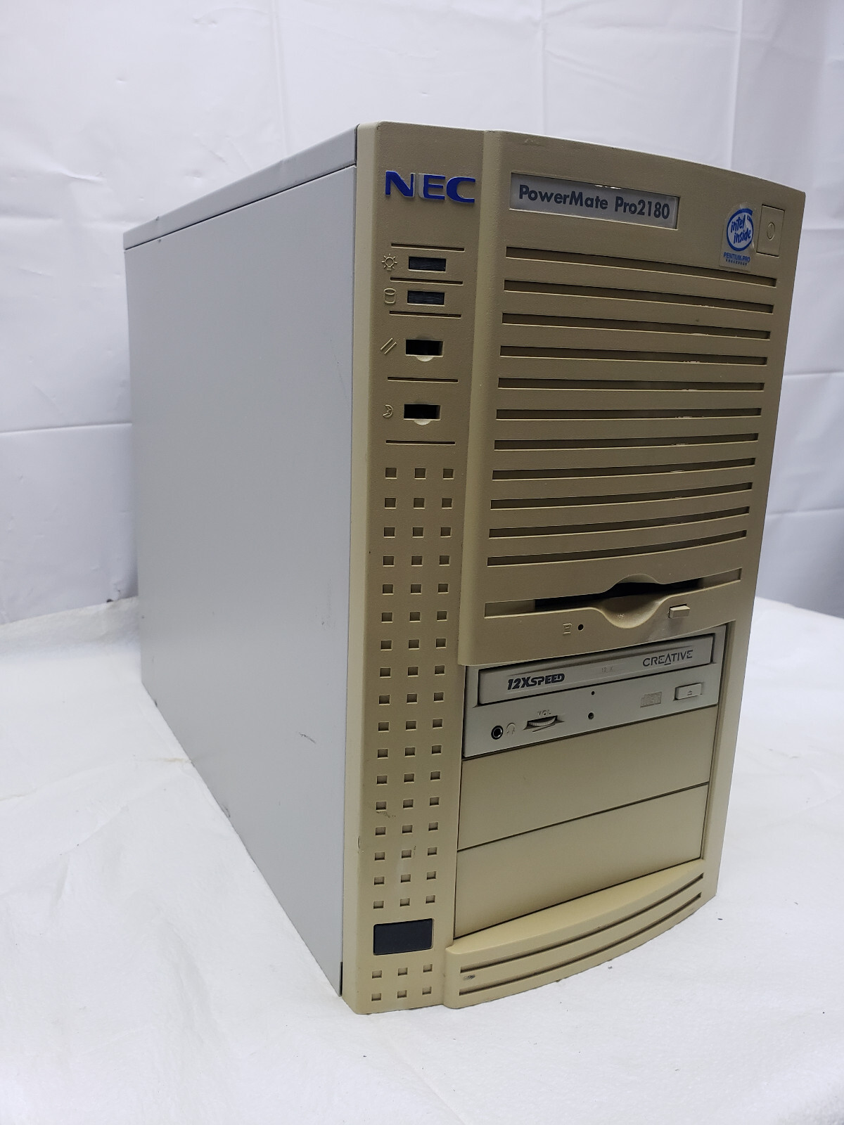 Rare Vintage Windows 95 Desktop Computer NEC Powermate PRO 2180 32mb RAM 8GB HDD