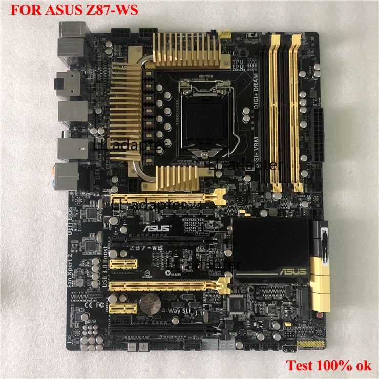 For ASUS Z87-WS Motherboard LGA1150 DDR3 ATX Mainboard