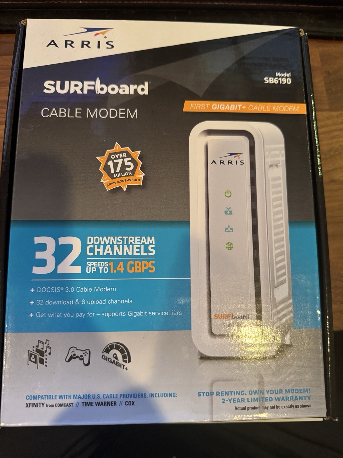 ARRIS SURFboard DOCSIS 3.0 Cable Modem - SB6190