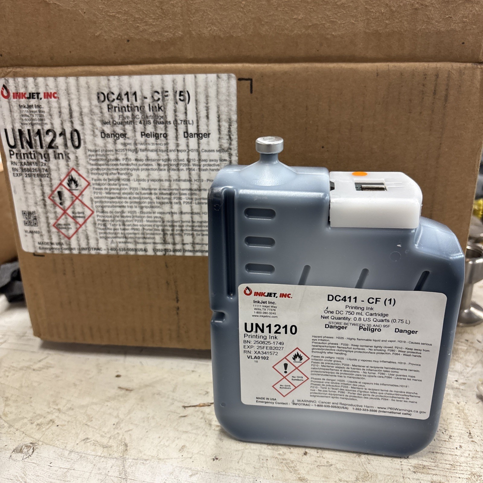 Inkjet Inc. Printing Ink DC411-CF
