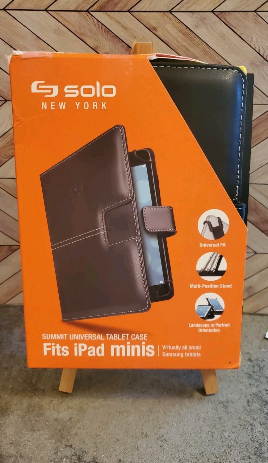 Solo New York Summit Universal Tablet Case Fits IPad Minis - New & Sealed