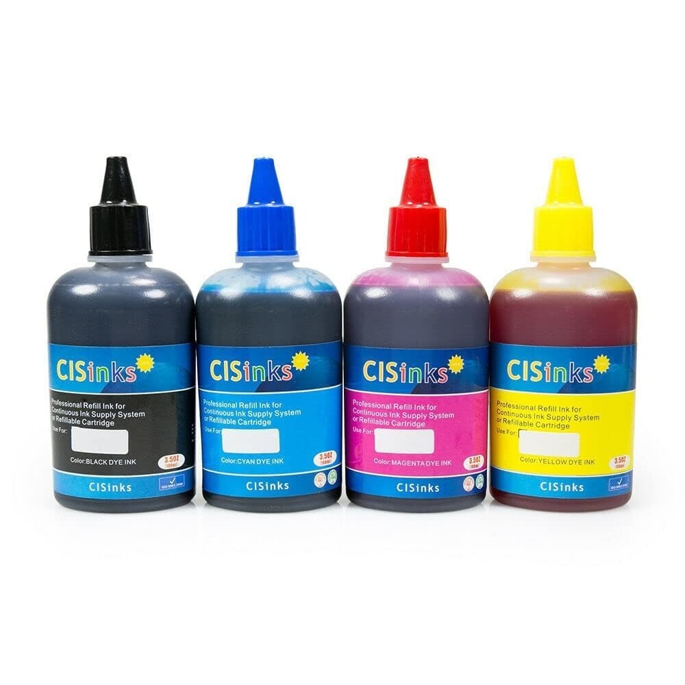 400Ml Refill Ink Dye Ink B, Y, M, C Compatible for Canon Pixma G1220 G2260 G2010