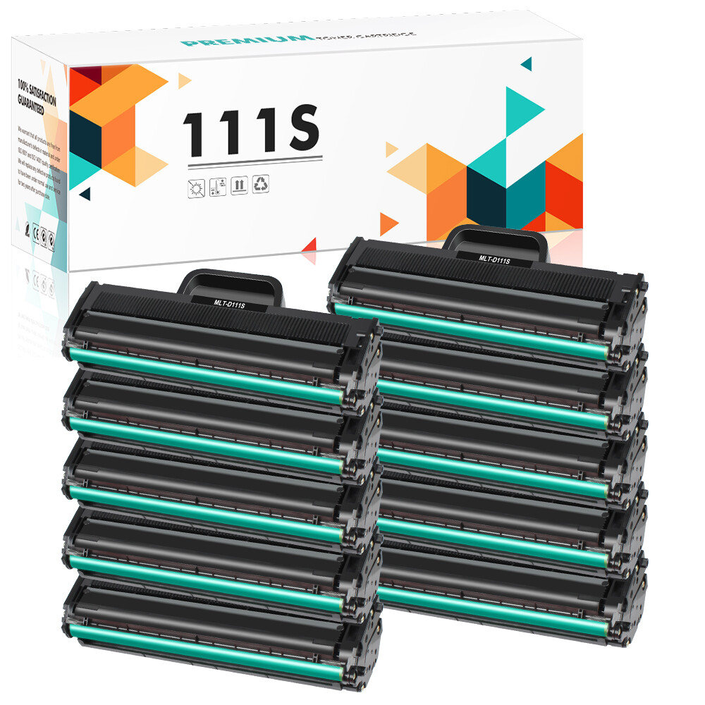 10-Pack/Pk Compatible for Samsung MLT-D111S 111s Toner Xpress M2020W M2070FW