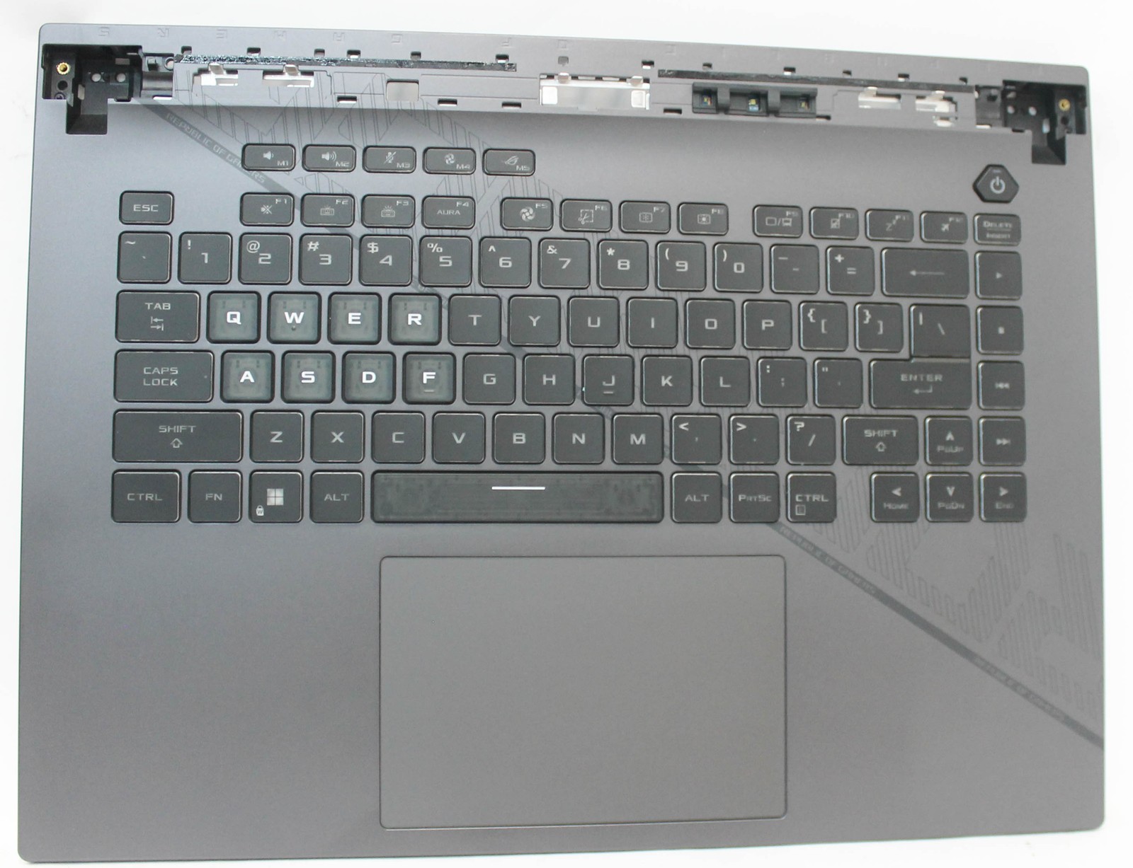 6070B2225101 ASUS Palmrest Top Cover w/US KB ROG Strix G16 G614JVR Grade A