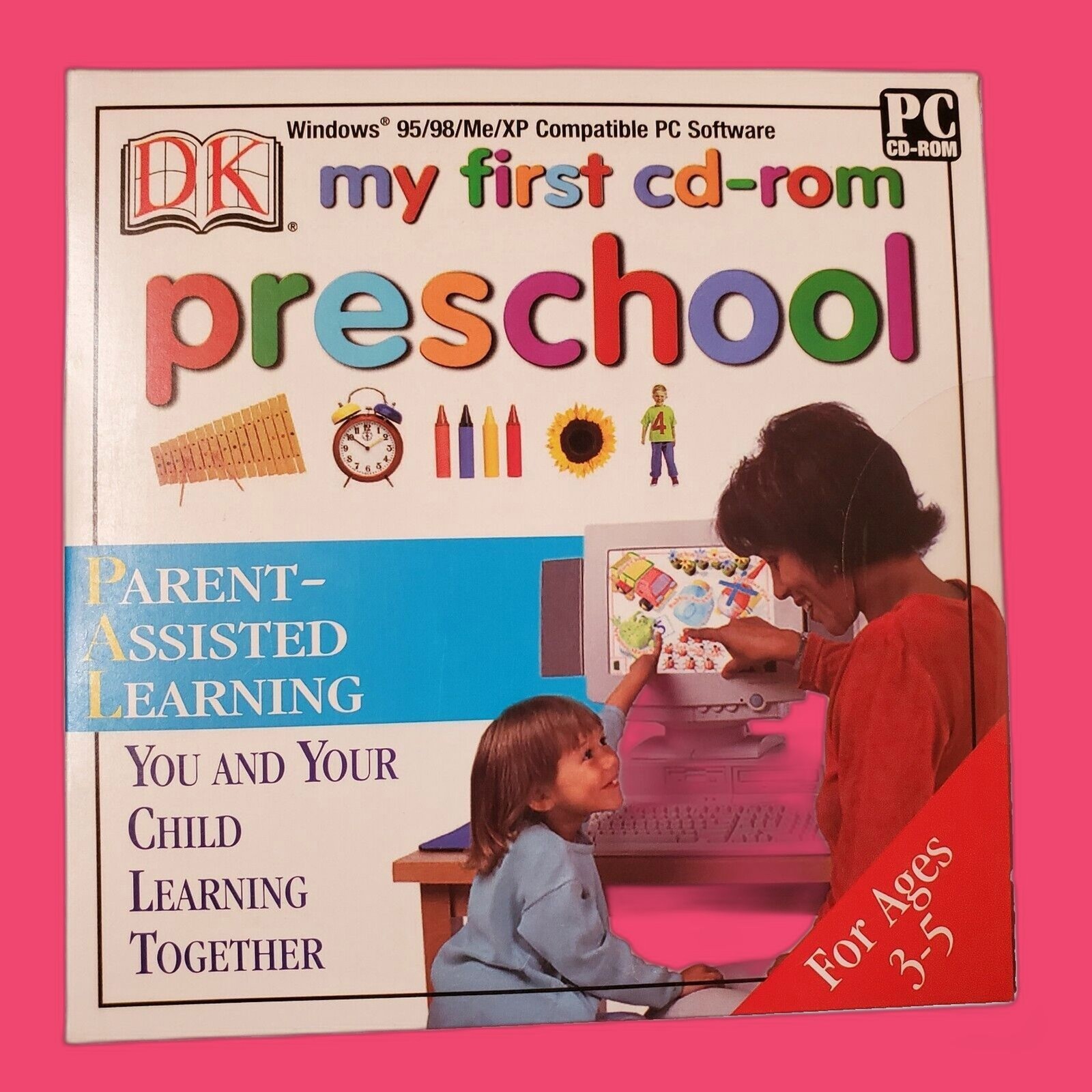 Vtg My First CD-ROM Preschool Mac Letters Numbers Colors Phonics Homeschool New