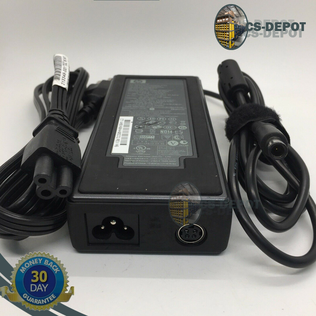 OEM Genuine HP Air Smart 90W Laptop AC Adapter HSTNN-AA04 19.5V 4.62A 462602-001