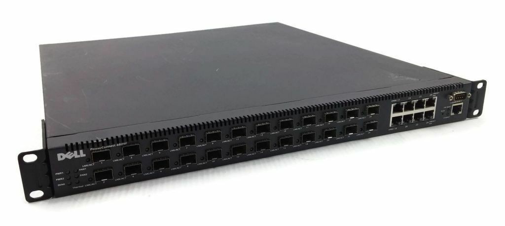 Dell PowerConnect 6024F 24-Port Network Switch - Very Good Condition