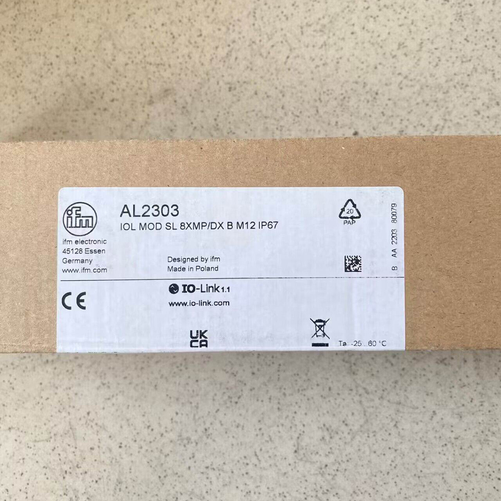 1PC New IFM AL2303 IO-Link I/O Module FedEx or DHL