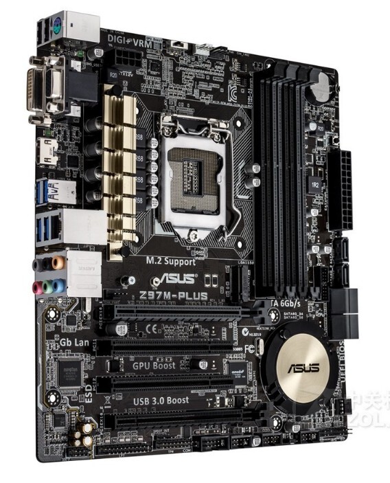 For ASUS Z97m-plus motherboard LGA1150 DDR3 M-ATX 32G VGA+HDMI+DVI tested ok