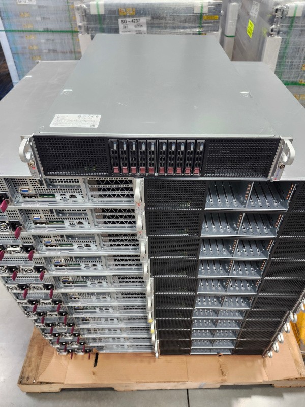 Supermicro SYS-2029GP-TR 6x GPU Server 2x Platinum 8168 48-Core 2.7GHz 32GB RAM