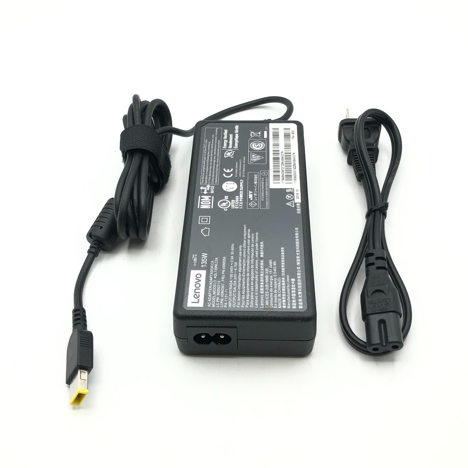 Open Box Original 135W Lenovo AC Adapter for ThinkPad X1 Extreme Gen 1 2 3 4