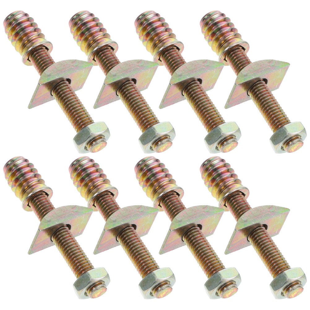 Iron Bed Frame Hardwares 8Sets Multi Color Bolts Nuts Kit for Furniture Repair