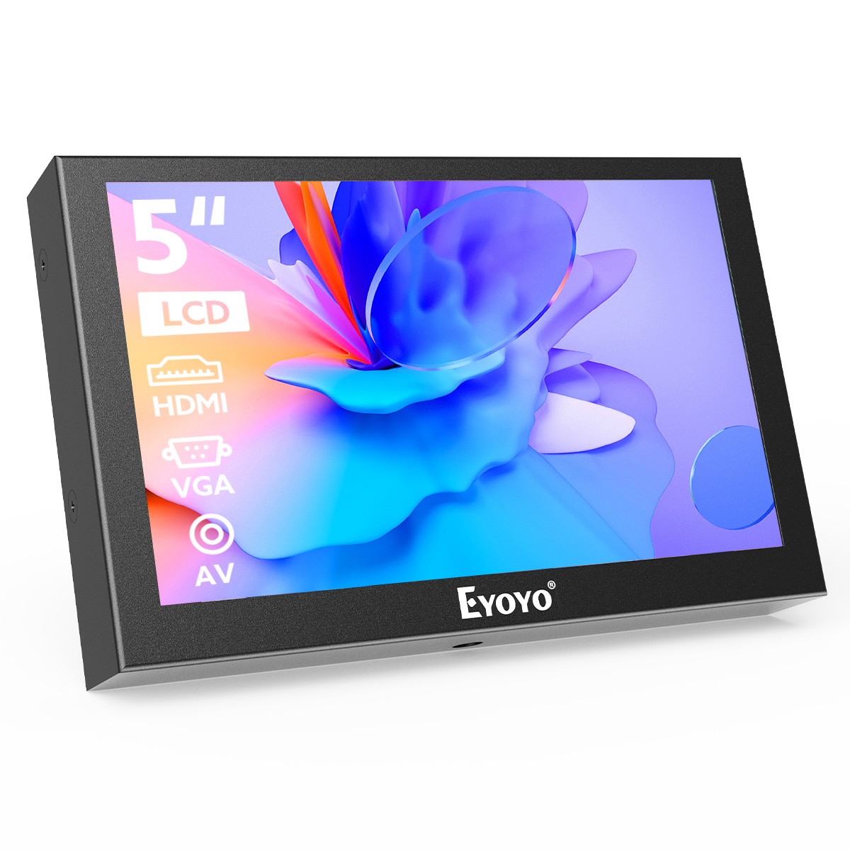 Eyoyo 5 inch Monitor 800x480 LCD Screen HDMI/VGA/AV for Car PC DVD DVR CCD DSLR