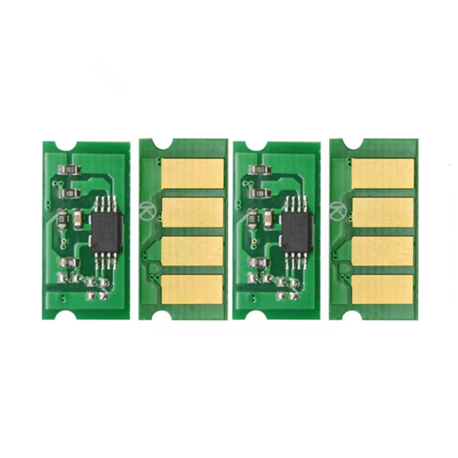 4 pcs Toner Chips for Ricoh PC301, P C301W, P C300W Color Laser Printer Refill