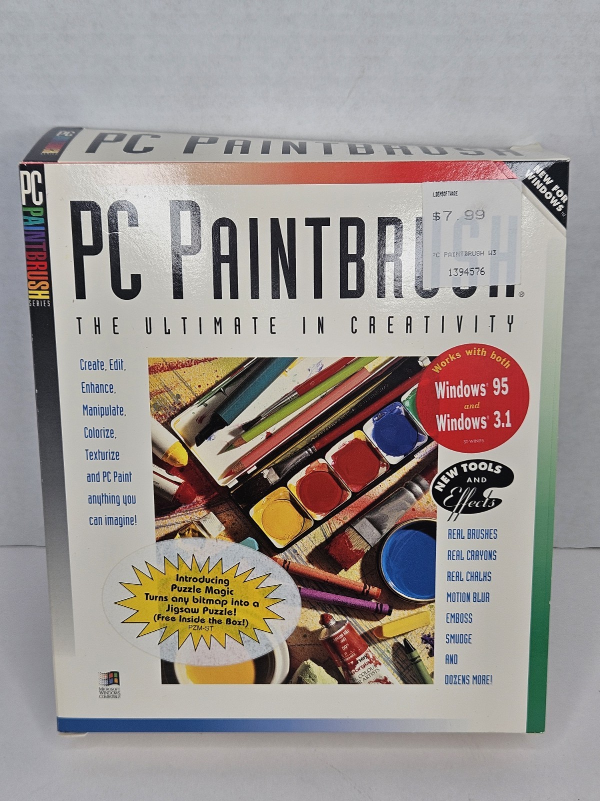 PC Paintbrush The ultimate in Creativity Windows 95 / 3.1 NEW SEALED 3.5" Disks