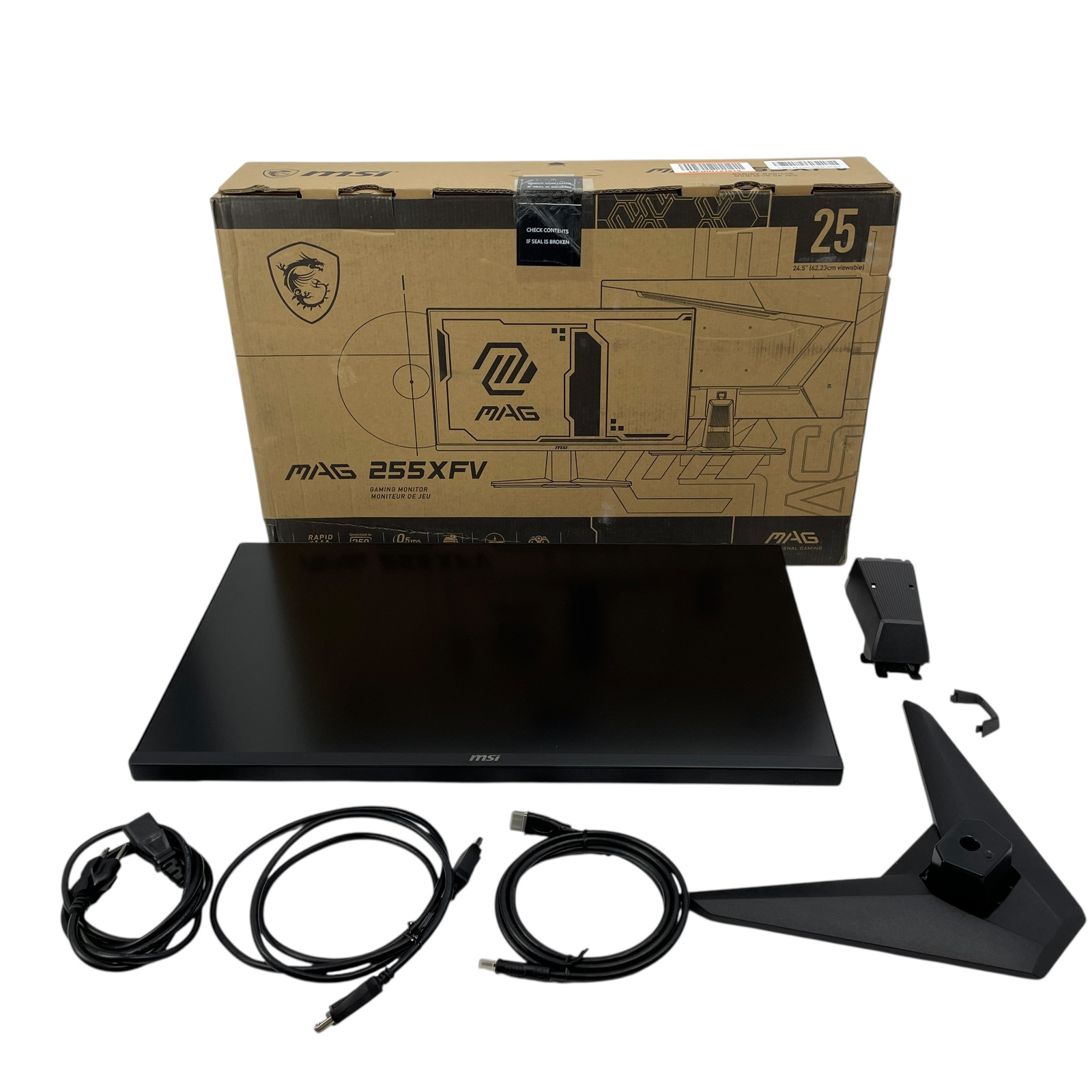MSI MAG 255XFV 25" Gaming Monitor FHD 1920x1080 0.5ms 250Hz Black #D5640 (TC)