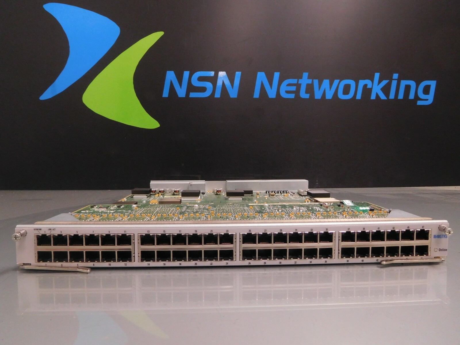 Nortel Avaya Passport DS1404110-E6 8648GTRS Routing 48-Port Switch Blade Module