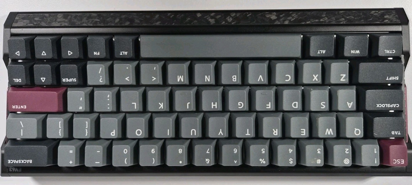 IQUNIX EV63 Hall Effect Magnetic Gaming Keyboard - Violet