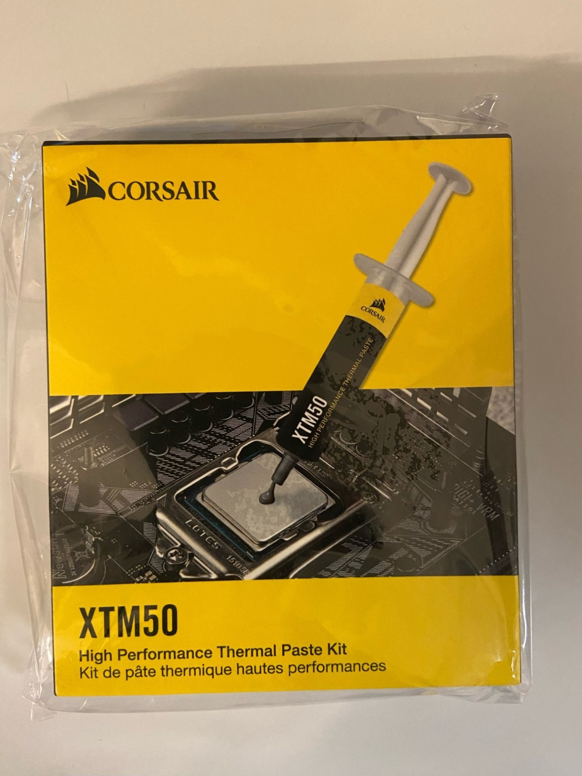 Corsair XTM50 High Performance Thermal Paste Kit *NEW* Sealed