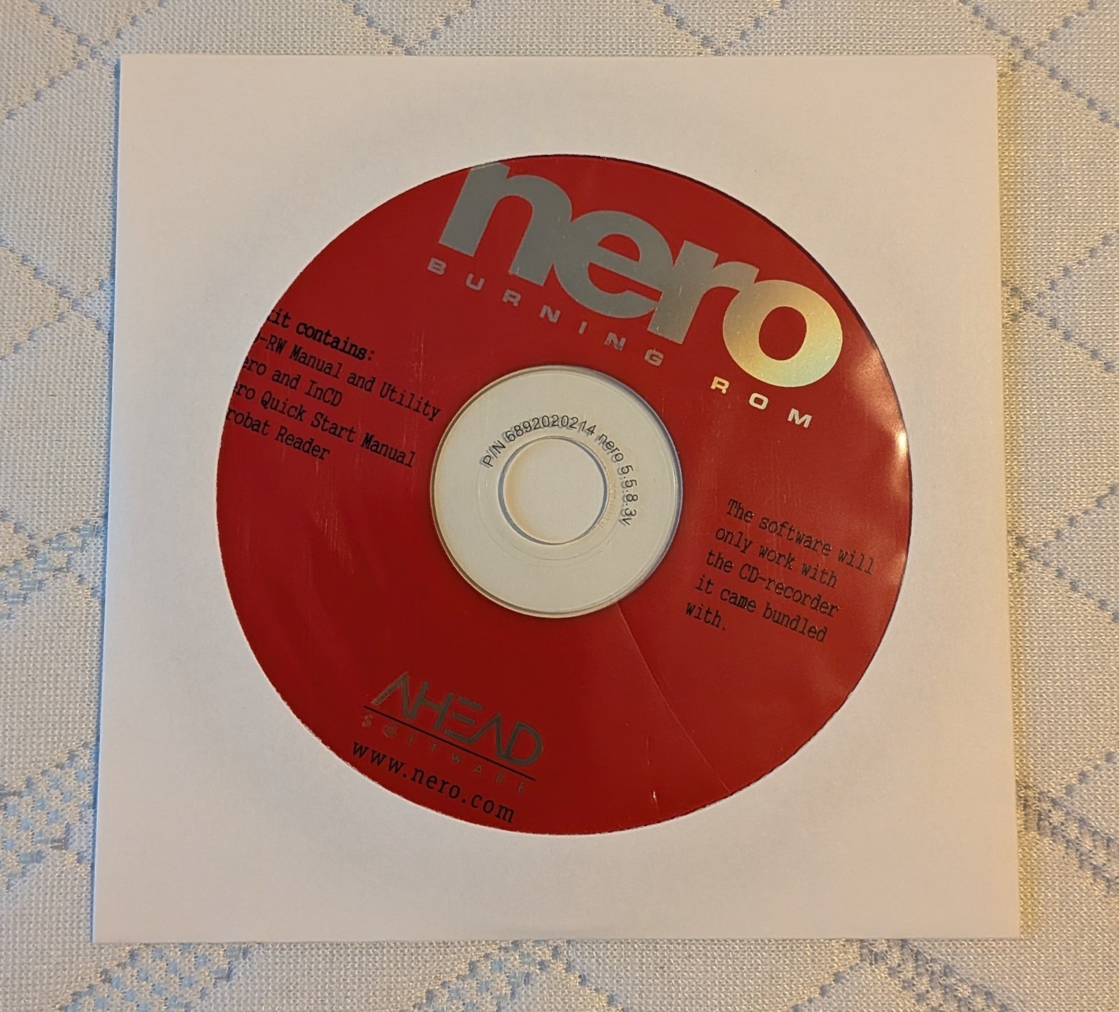 Nero Burning Rom Replacement CD Burning Software Ahead Software Nero CD 200009