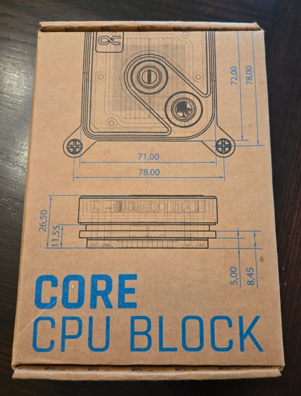 Alphacool Core 1 CPU Water Block, RGB Aurora Silver