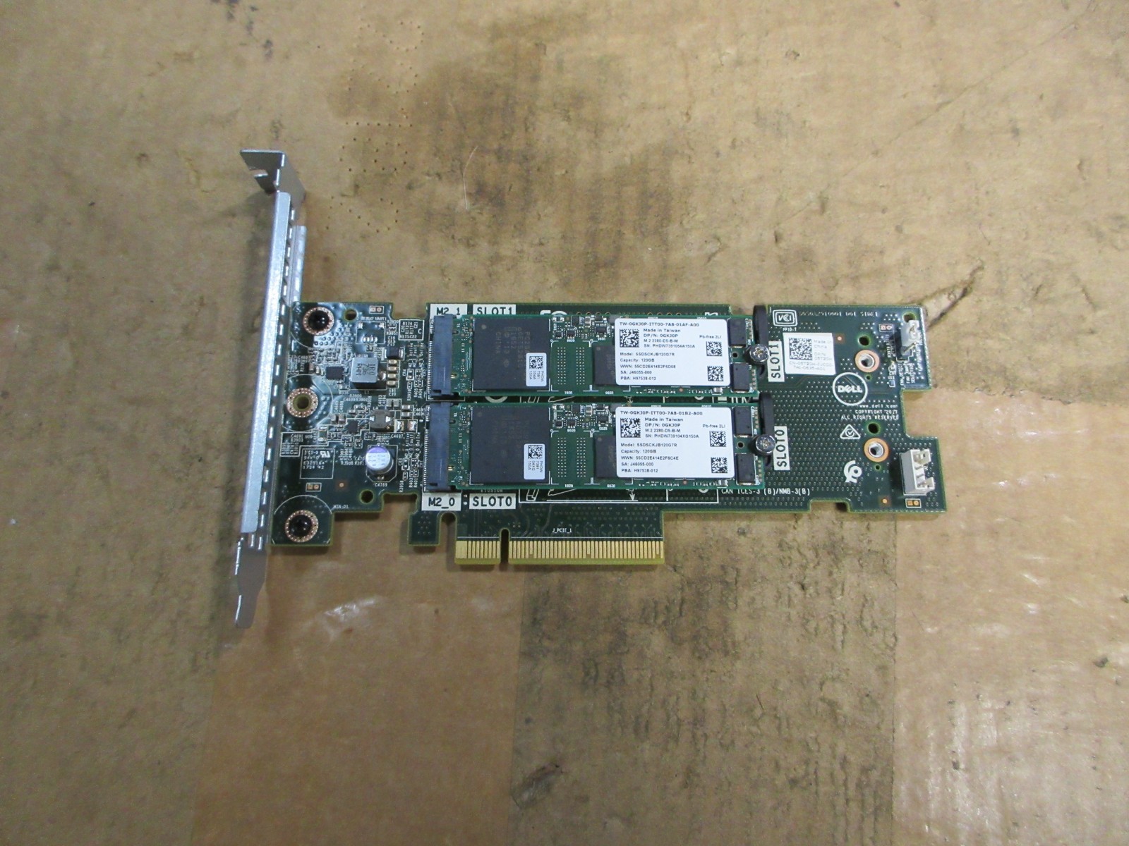 Dell BOSS Controller 5T20H 2x 120Gb M.2 SSD High Profile Storage Adapter