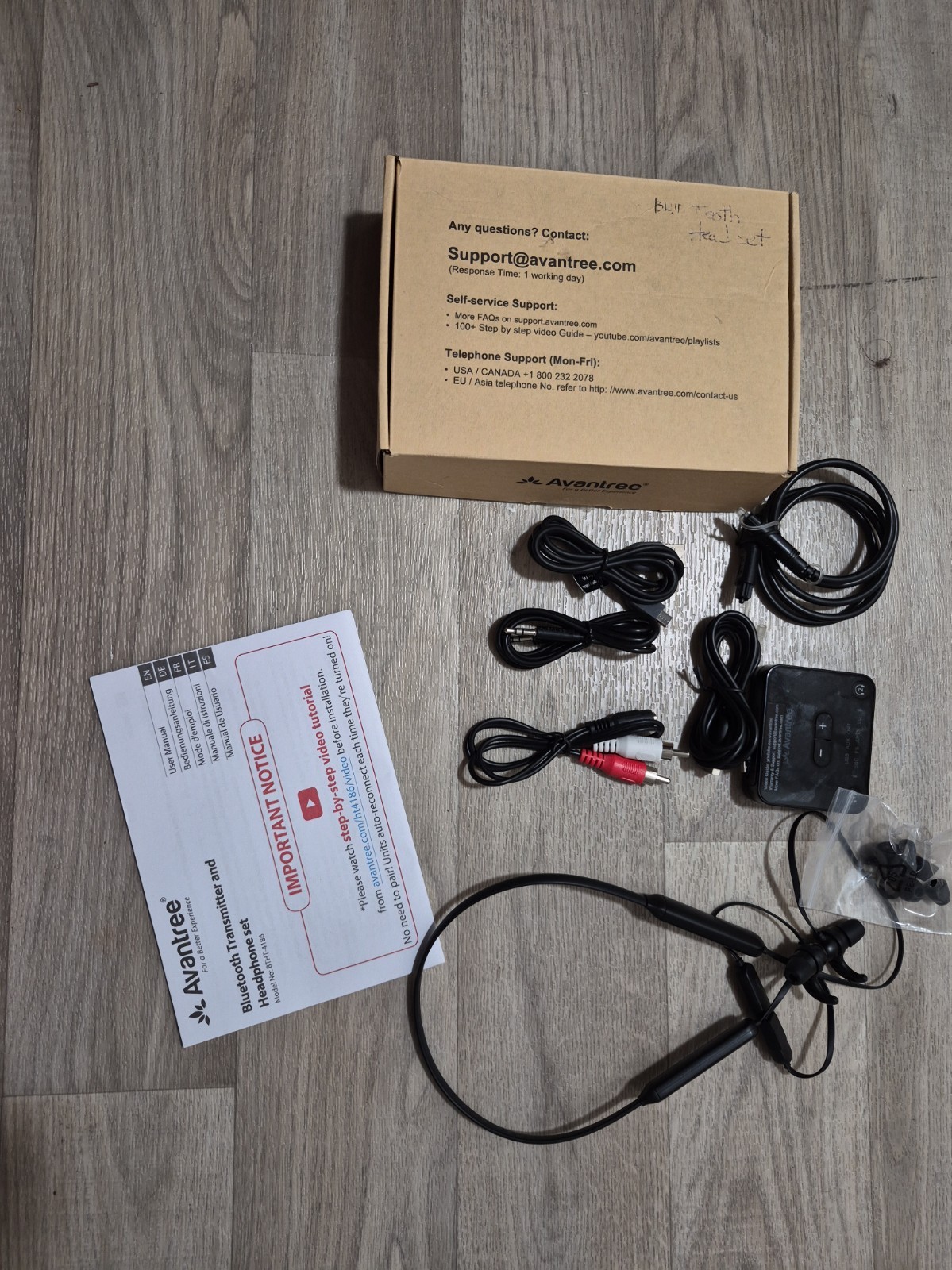 Avantree Audikast Plus Bluetooth 5.0 Transmitter with Direct Volume Control